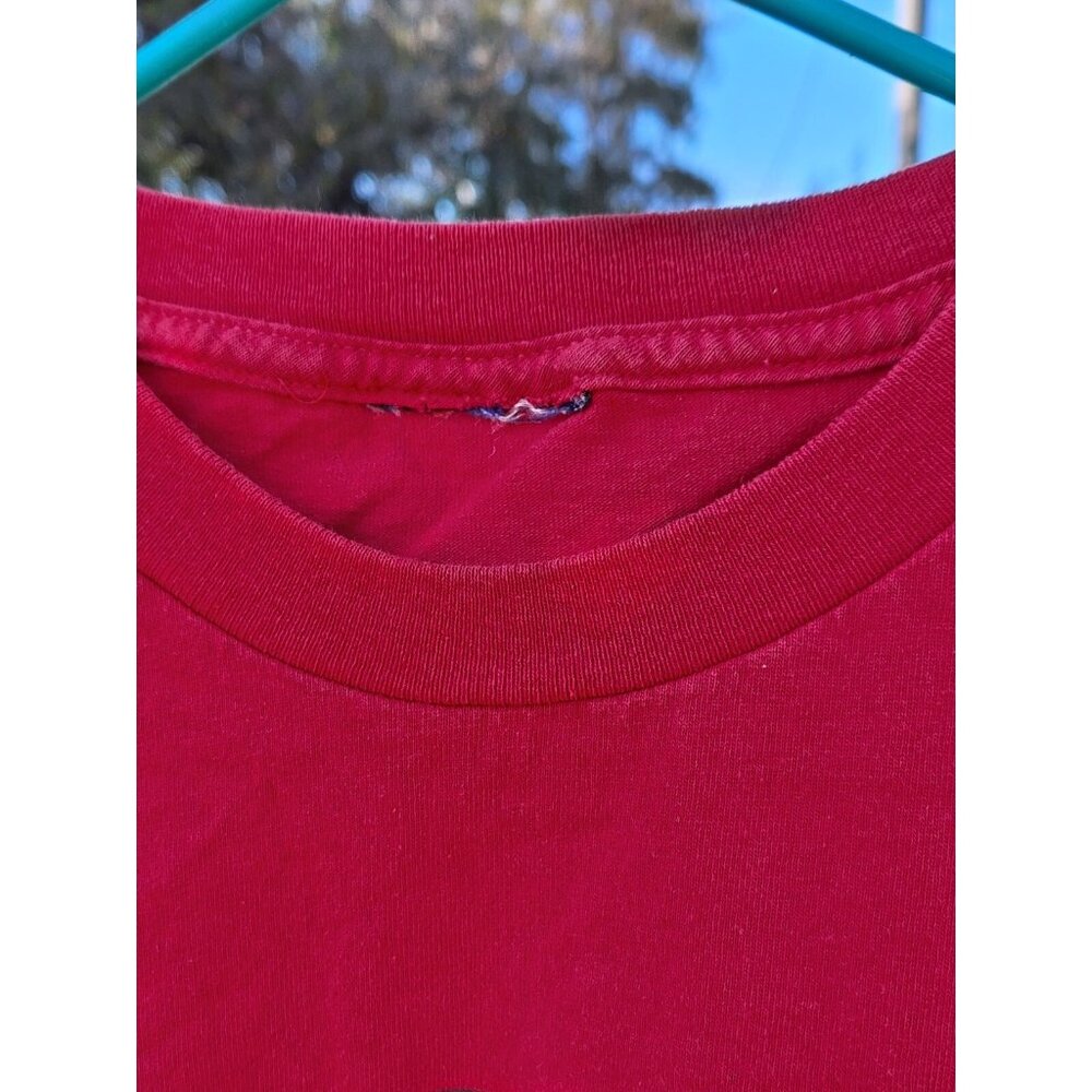 Maryland Terrapins NCAA Team Logo Short Sleeve Red Large T-Shirt - Picture 3 of 5